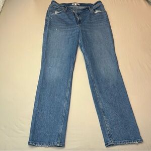 Abercrombie & Fitch Women's Straight Leg Blue Jeans